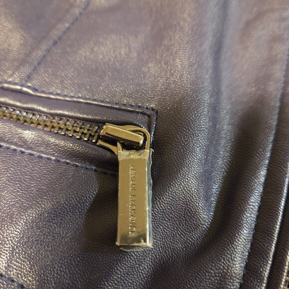 ARMANI EXCHANGE leather jacket - Picture 4 of 16